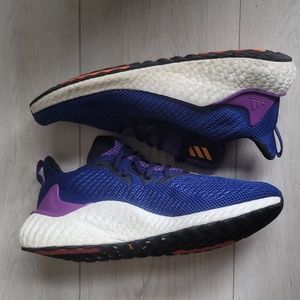 Adidas men's size 9 boost shoes blue purple, like new, comfortable